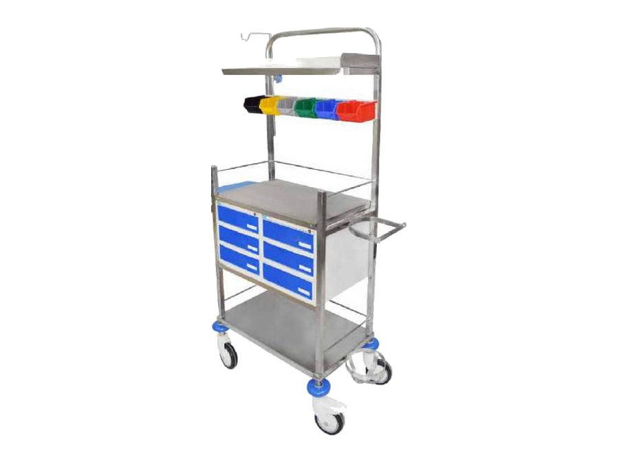 Crash Cart – Stainless Steel (MGE-2019)
