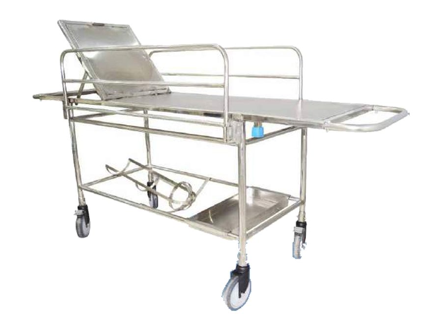 Stretcher Trolley – Stainless Steel (MGE-2029)