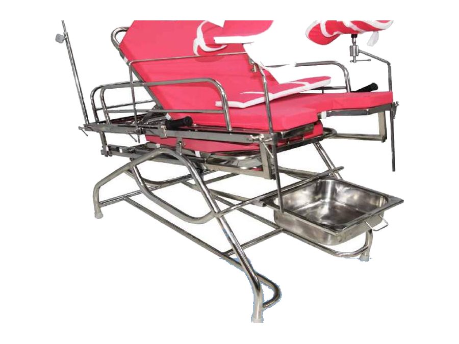 Telescopic Labour Table – Stainless Steel (MGE-2031)