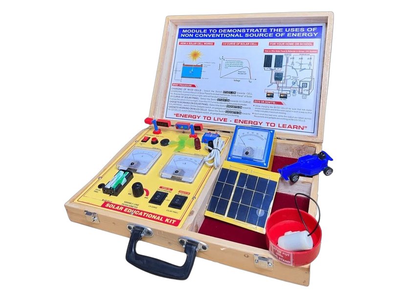Solar Energy Kit Wooden Box (MGE-1842)