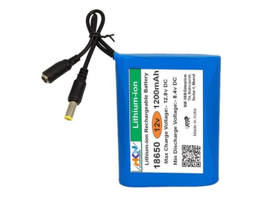 12V Li-Ion 18650 Lithium Ion Rechargeable Battery Pack 3S1P 11.1V (MGE-1452)