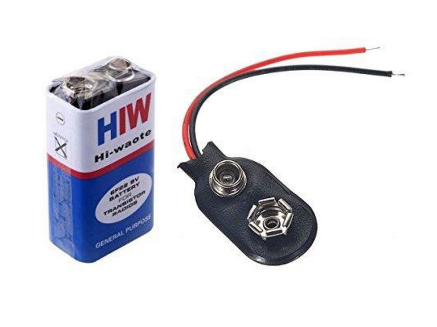 9V Battery + Snap (MGE-1466)