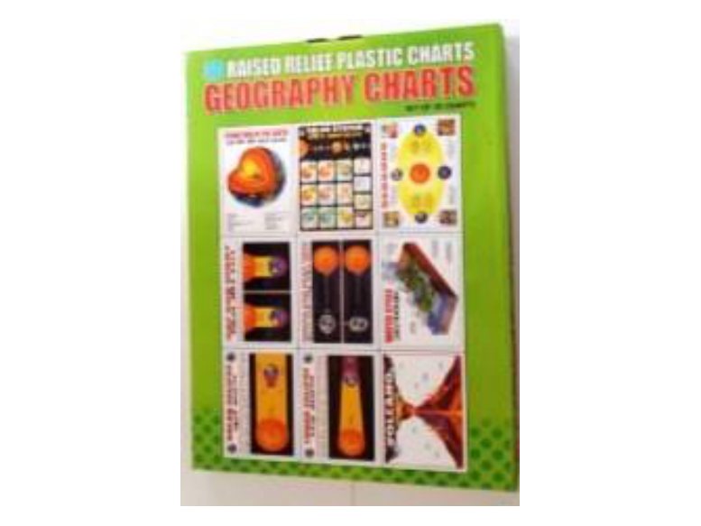 Geography – 3D Embossed Charts (Set of 10) (MGE-1771)