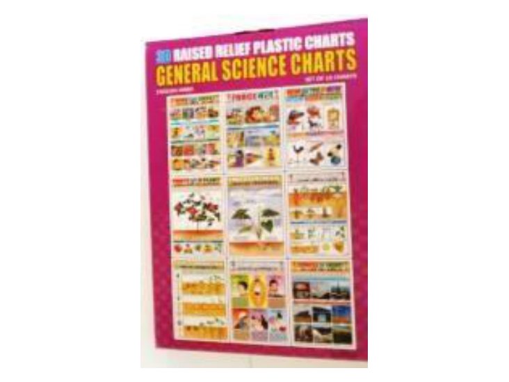General Science – 3D Embossed Charts (Set of 10) (MGE-1775)