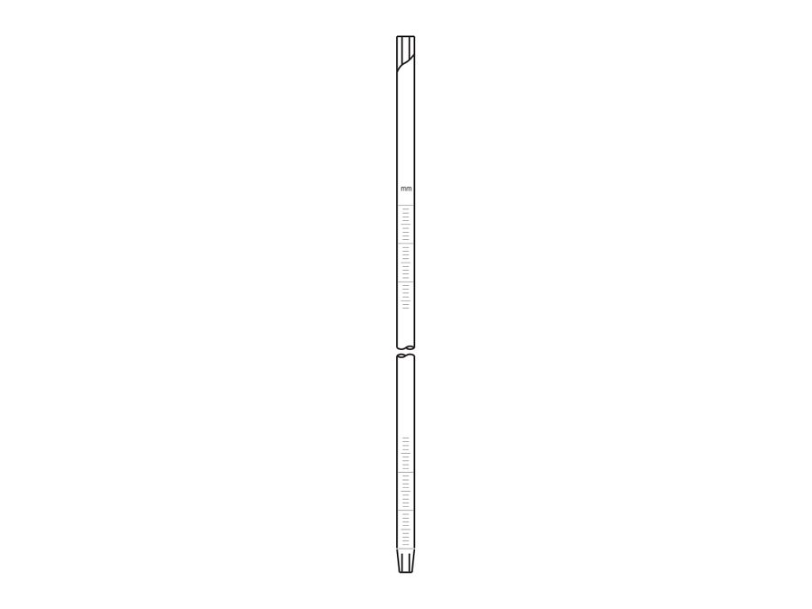 E.S.R. Tube, 200 mm. graduated, 300 mm. long (MGE-1006a)