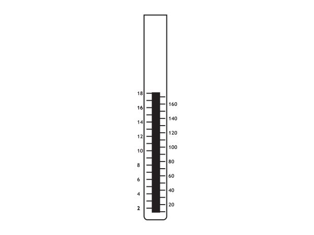 Haemoglobin tube Indian (MGE-1023b)
