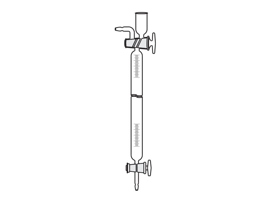 Bunte Gas Burette (MGE-1065)