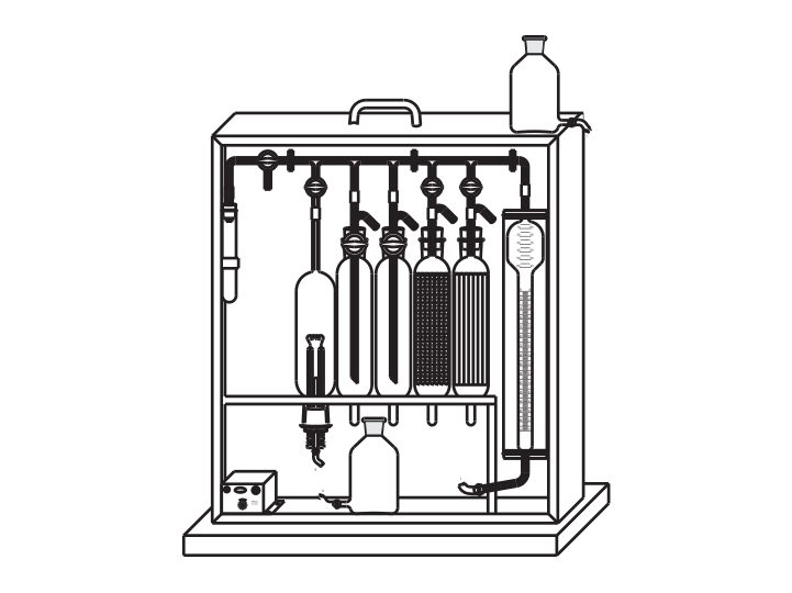 Orsat Gas Analysis Apparatus (MGE-1098)