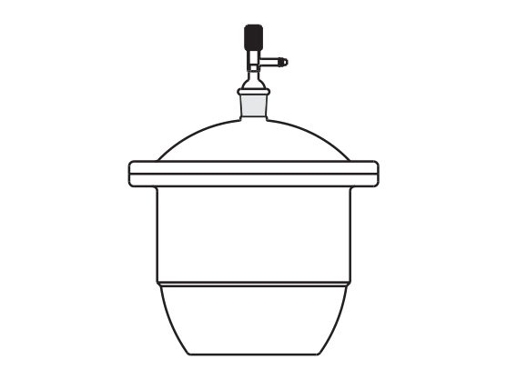 Dessicator with Lid, Vacuum (MGE-1226)