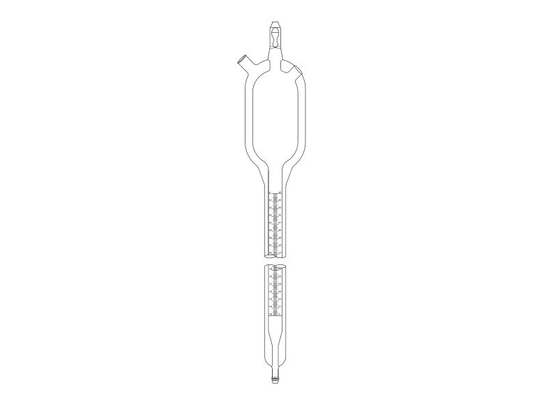 Carbon Burettes Double Walled (MGE-1251)
