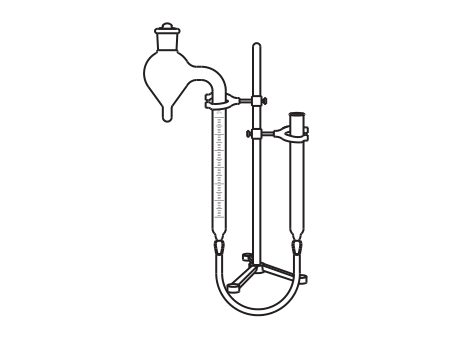 Respirometer, Complete with graduated and levelling tubes (MGE-1274)