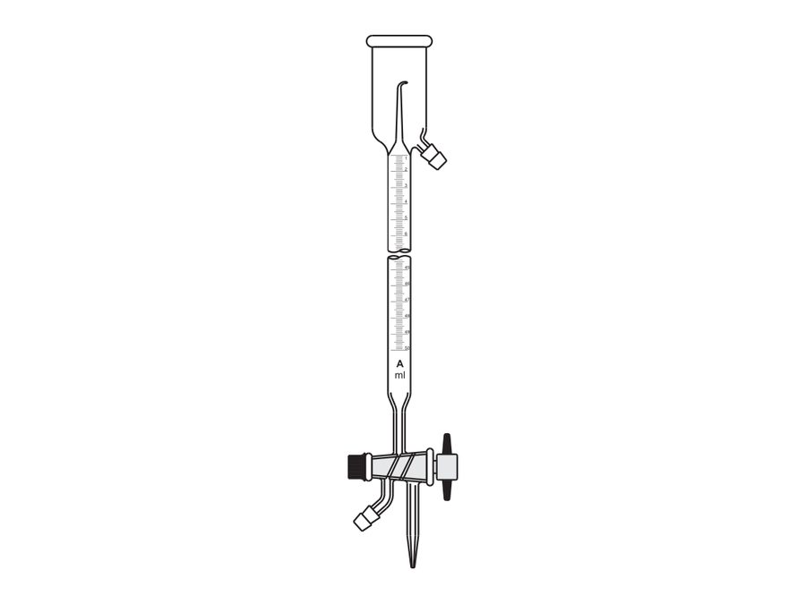 Burettes, Over Flow Cup, Automatic Zero (MGE-519)