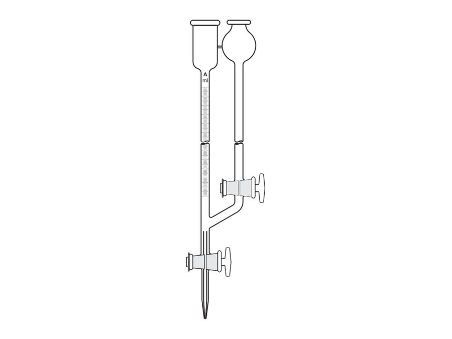 Burettes, Micro, Automatic Filling Device with Reservoir (MGE-520)