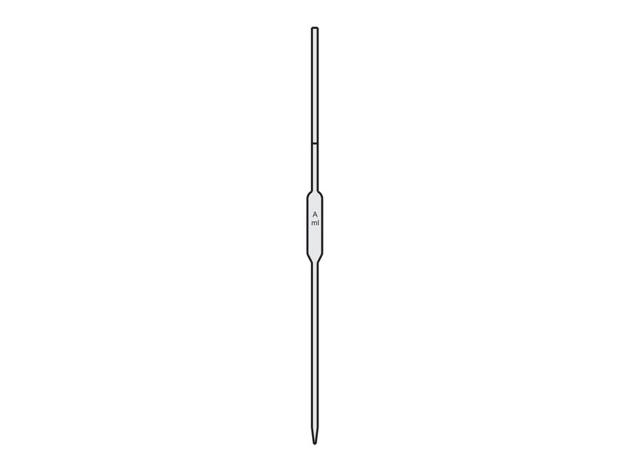Amber Coloured Pipettes Transfer Volumetric (MGE-540ML)