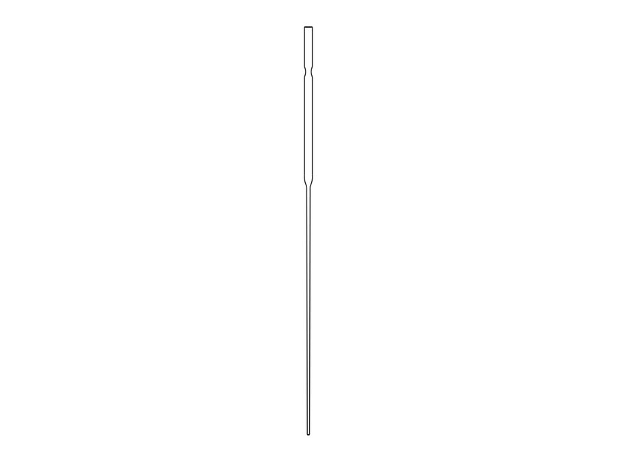 Pipette, Pasteur, Borosilicate Glass w/o teat Length 145 mm. Length 230 mm (MGE-561)