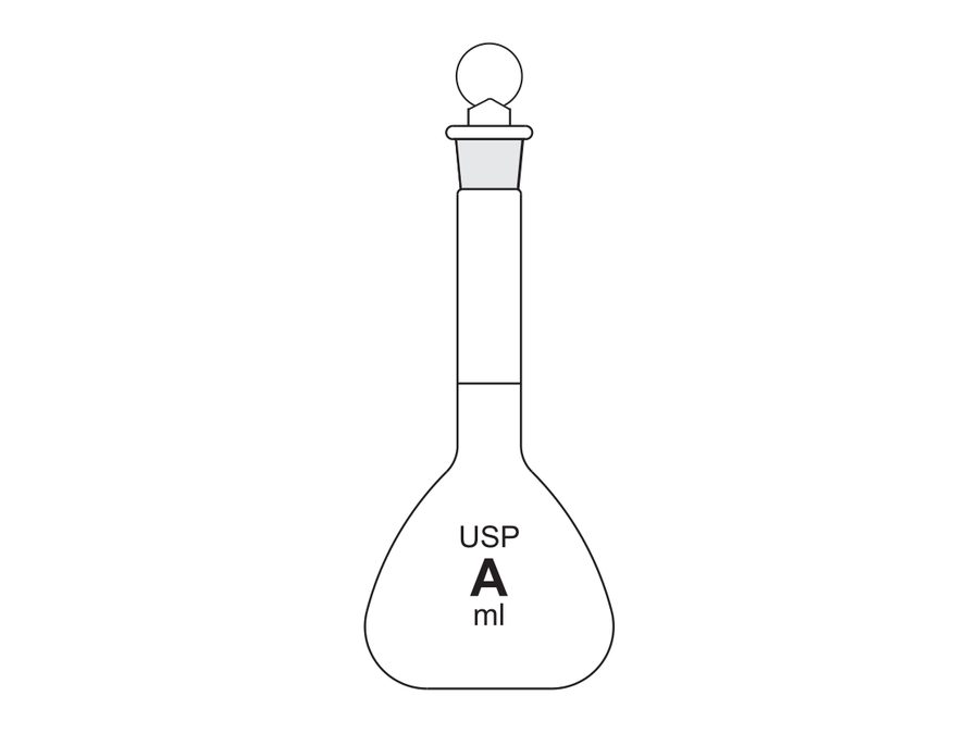 Flask Volumetric (Measuring) (MGE-580U)