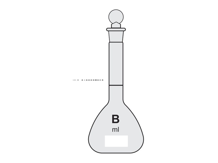 Amber Colour Flasks Volumetric (Measuring) (MGE-581M)