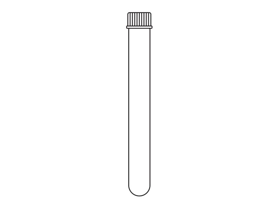 Sterility tubes – same as above but with Teflon liner screw cup (MGE-638b)