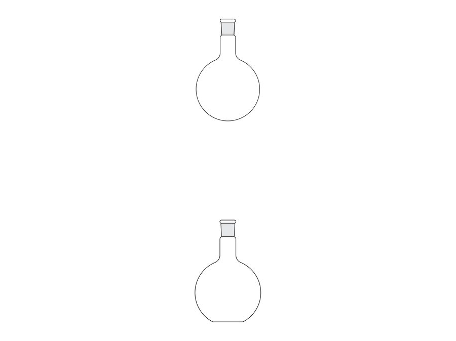 Flask Flat Round Bottom (MGE-689)