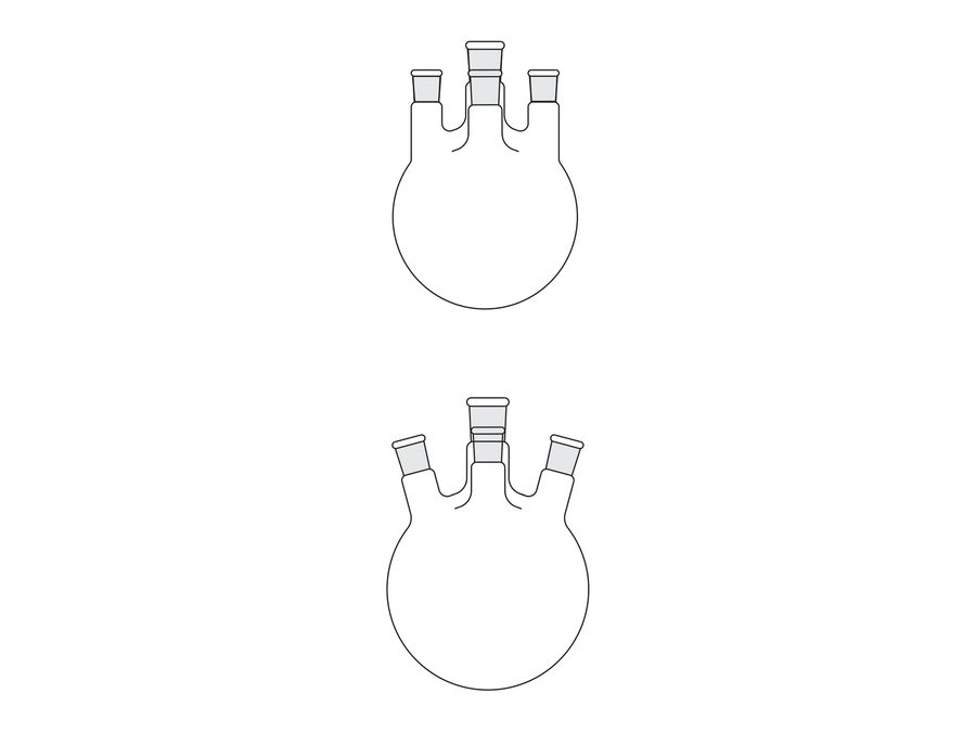 Flask Round Bottom, Four neck (MGE-691A)