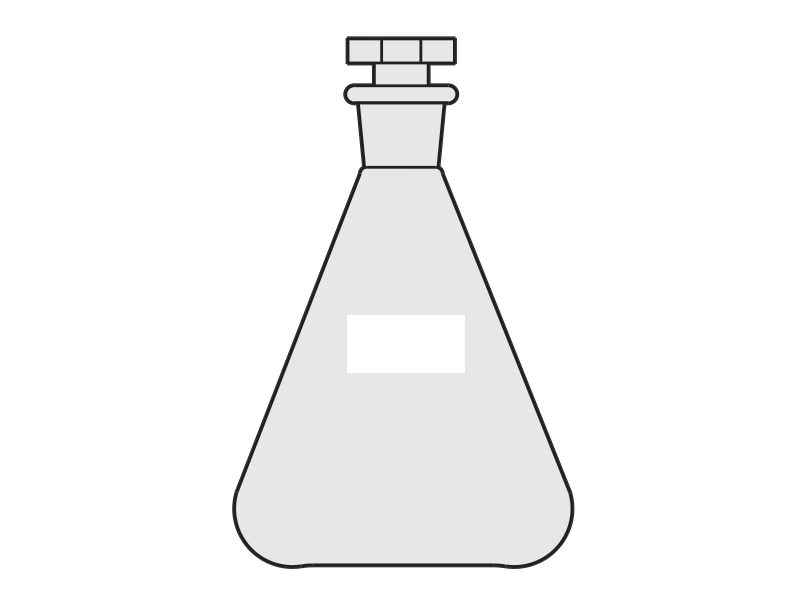 Amber Colour Flask Conical (MGE-705M)
