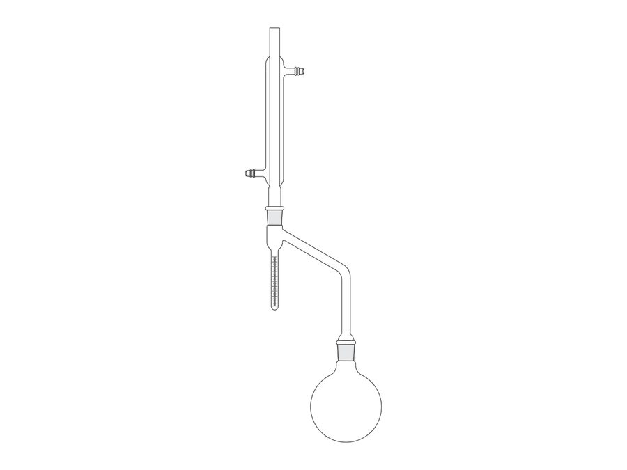 Moisture determination Apparatus (Dean & Stark) Light Entrainer without stopcock (MGE-890)