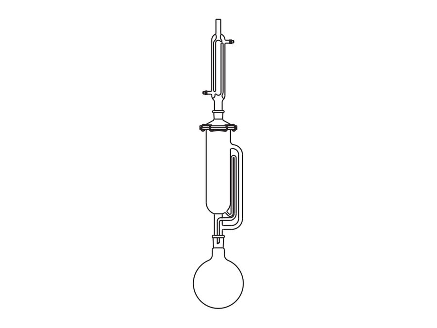 Soxhlet Extraction Apparatus Complete with flat flange (MGE-916)