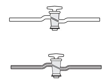Stopcock, Oblique Bore (MGE-941)