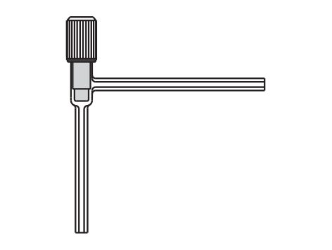 Stopcock, Screw Type, PTFE key (MGE-954)