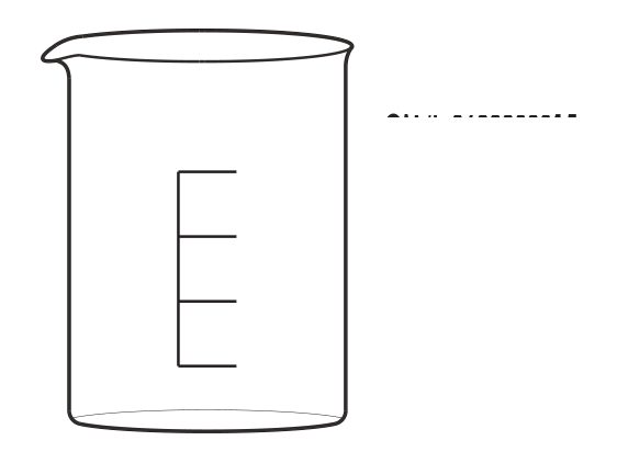 Beakers Low form, with spout, graduated. Marked (MGE-971)