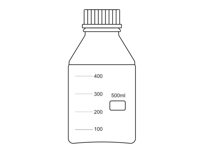 Bottle Wide mouth (MGE-985a)