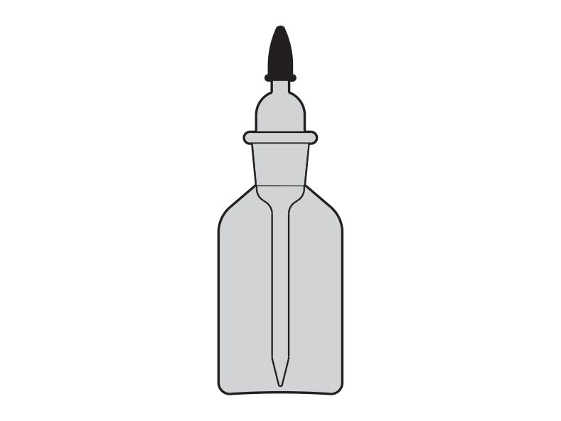Amber Colour Dropping Bottles (MGE-988M)