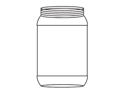 Media Bottle (Jam Bottle) with PP Cap Autoclaveable (MGE-993b)